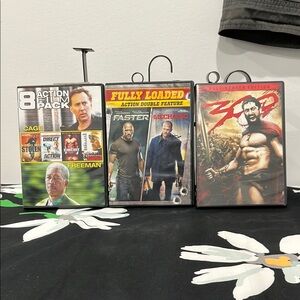 Action Movie DVD Collection (Set of 3 DVD Collections)
